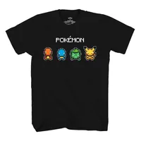 Pokémon 8-bit Black T-Shirt