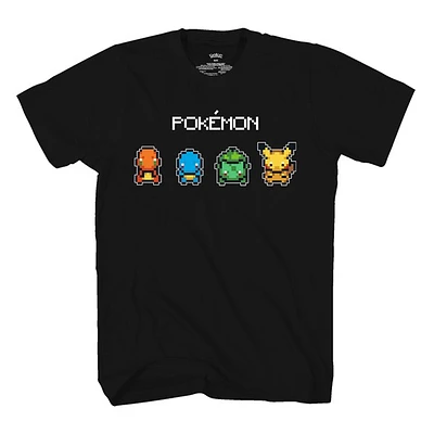 Pokémon 8-bit T-Shirt noir