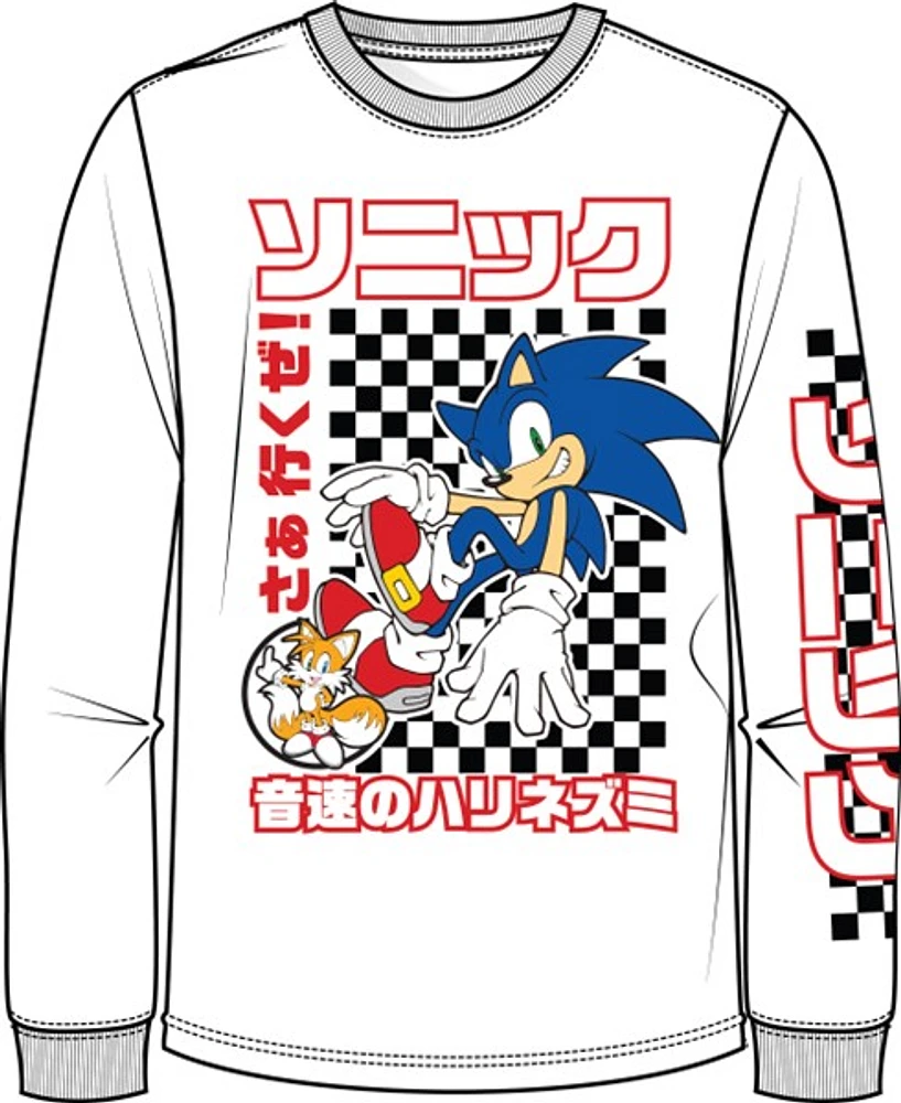 Sonic Kanji Long Sleeve T-shirt - XL