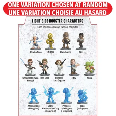 Star Wars Rivals Series 1 - Character Booster Pack - Light Side – One Variation Chosen at Random
