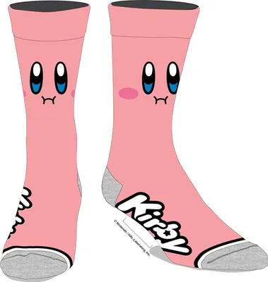 Kirby Face 3D Socks 