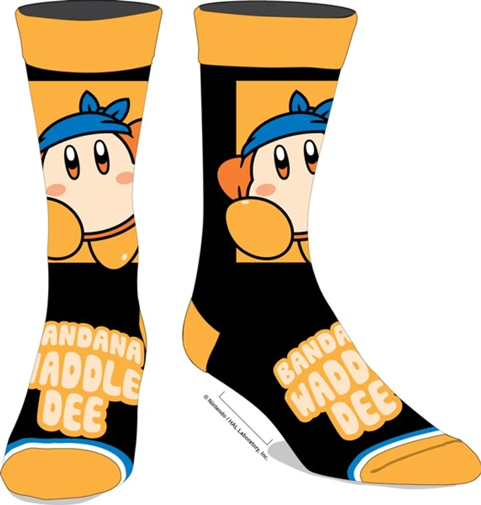 Kirby- Bandana Waddle Dee Socks 