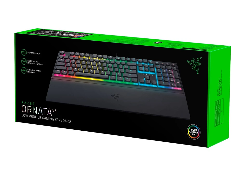 Razer Ornata V3 - Low Profile Gaming Keyboard 