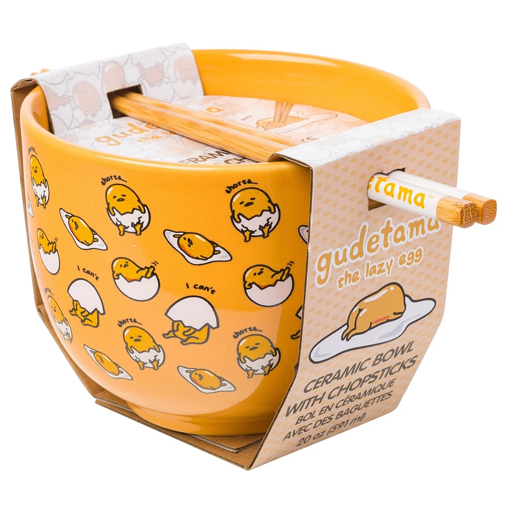 Bol de ramen Gudetama avec bag 