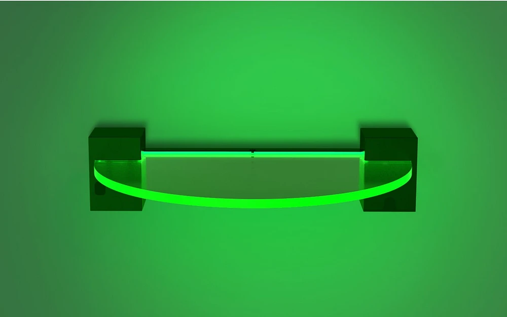 Bioglow LED Floating Shelf (Semi Circle) - GameStop Exclusive! 