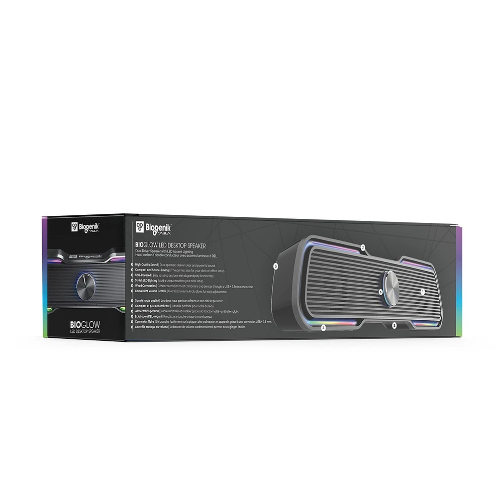 Enceinte de bureau avec DEL de Biogenik - Exclusivité GameStop!
