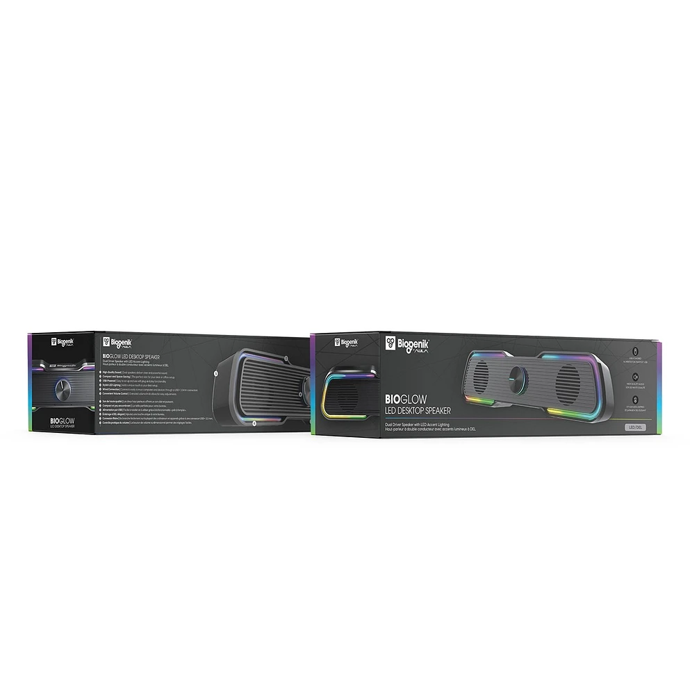 Enceinte de bureau avec DEL de Biogenik - Exclusivité GameStop!