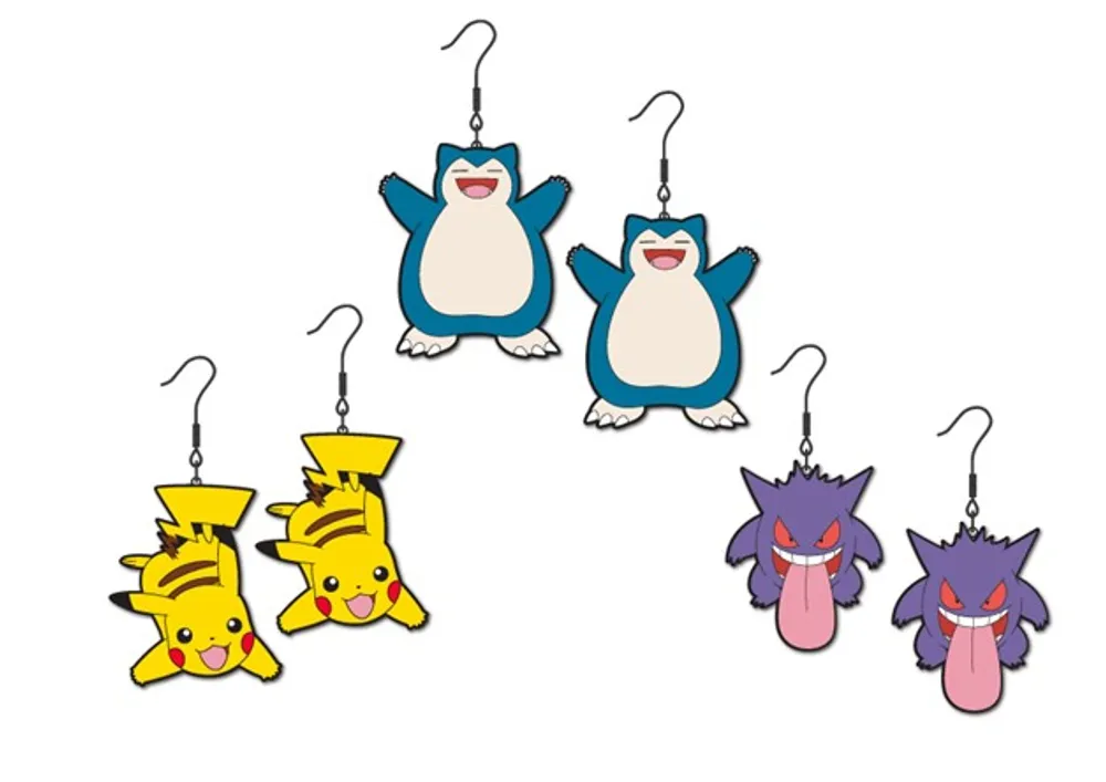 Pokémon Dangle Earings - 3 pack 