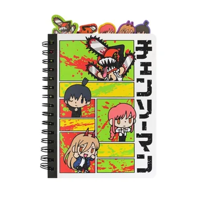 Chainsaw Man Tabbed Notebook 