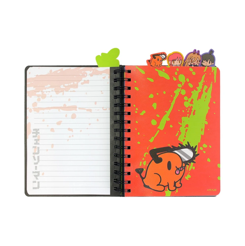 Chainsaw Man Tabbed Notebook 