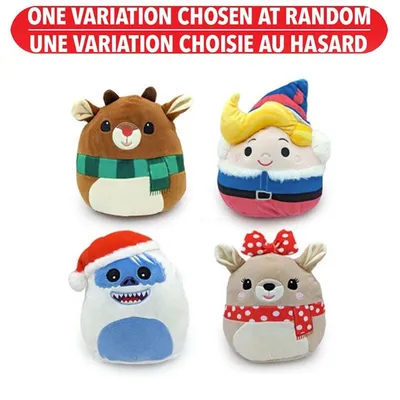 Squishmallows Plush Toys 8-Inch Holiday Rudolph Assortment  – One Variation Chosen at Random