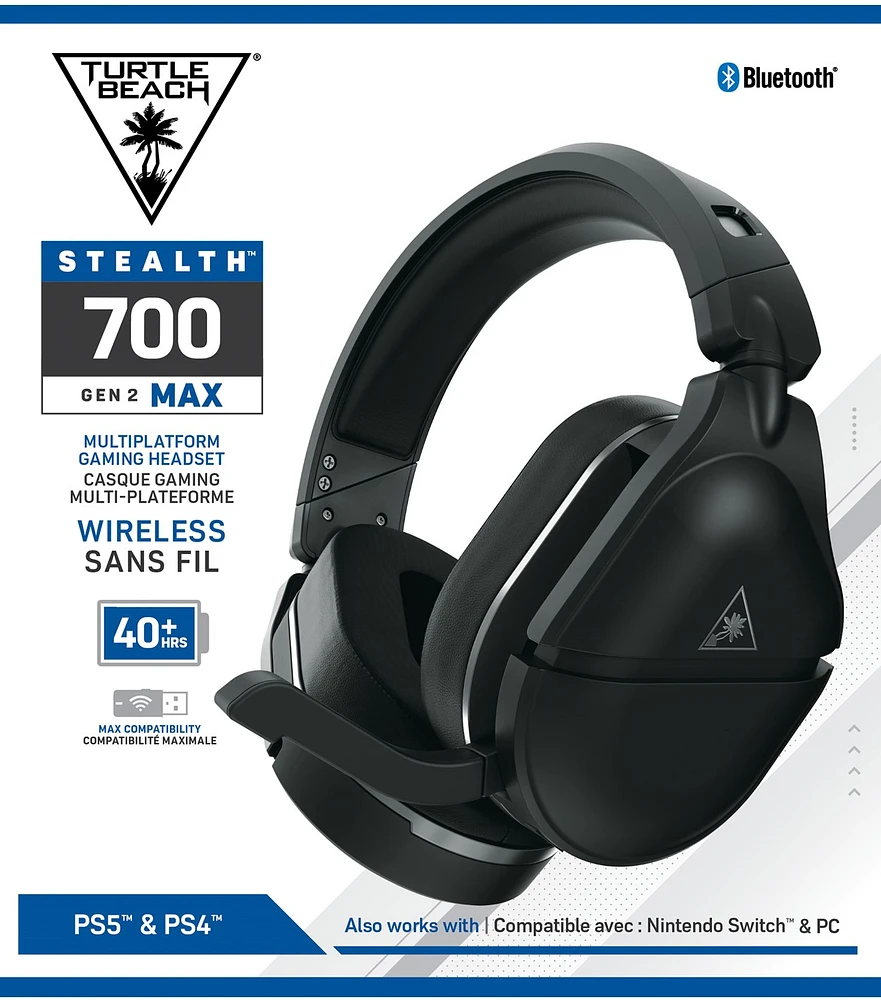 Turtle Beach® Stealth™ 700 Gen 2 MAX – Noir pour PlayStation 