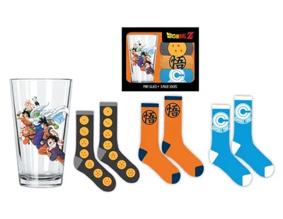 Dragon Ball Z: Pint Glass and Socks Gift Set 