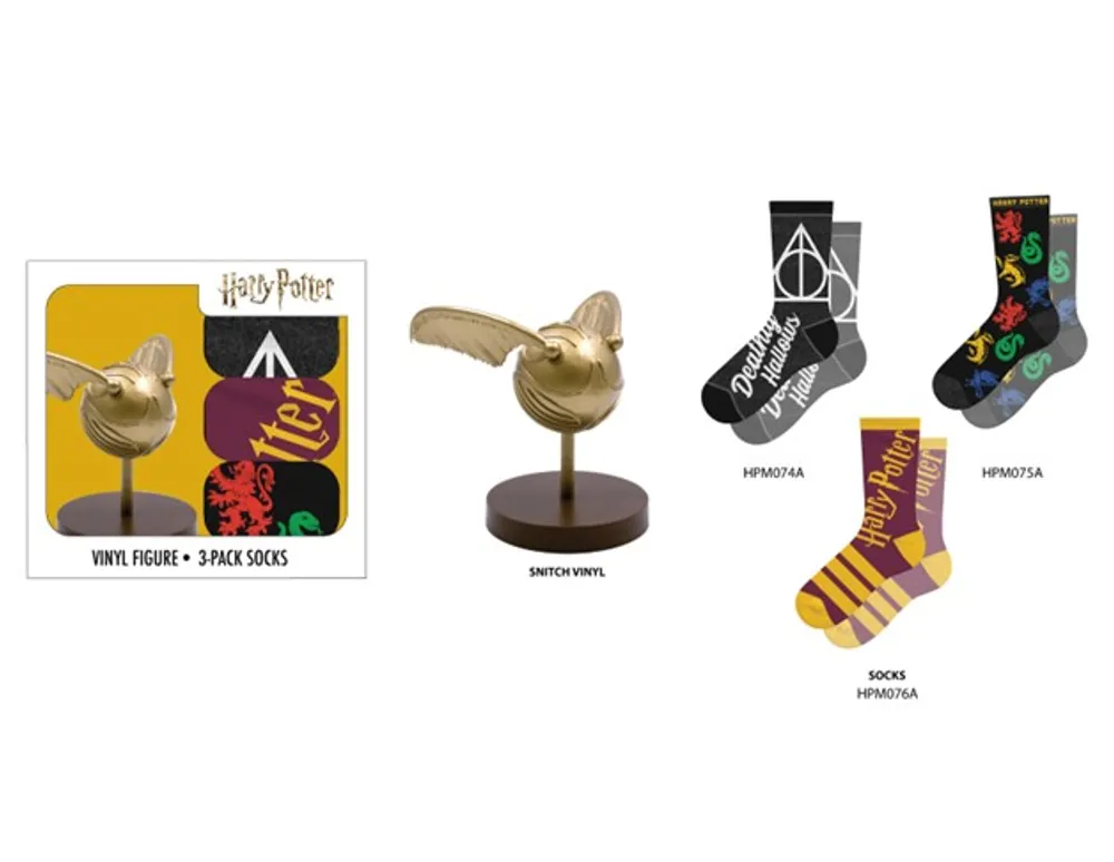 Harry Potter: Golden Snitch Figure & Socks 