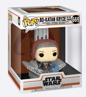 POP! Deluxe  Star Wars Madalorian Bo-Katan Kryze on the Throne 