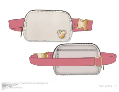 Minnie Mouse Sharpa Belt Bag 