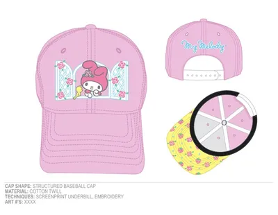 Hello Kitty - My Melody Pink Cap 