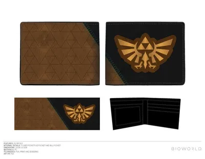 Zelda Hylian Logo Green Wallet 