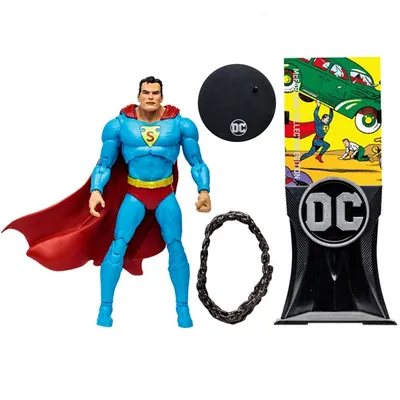 DC Multiverse Collector Edition Superman 7-Inch Action Figure (Action Comics #1) 