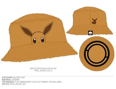 Pokémon: Eevee Sharpa Bucket Hat 
