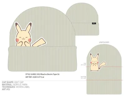 Pokemon: Pikachu Sage Beanie 