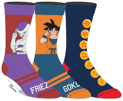 Dragon Ball Z Goku and Frieza Socks 3 pairs 