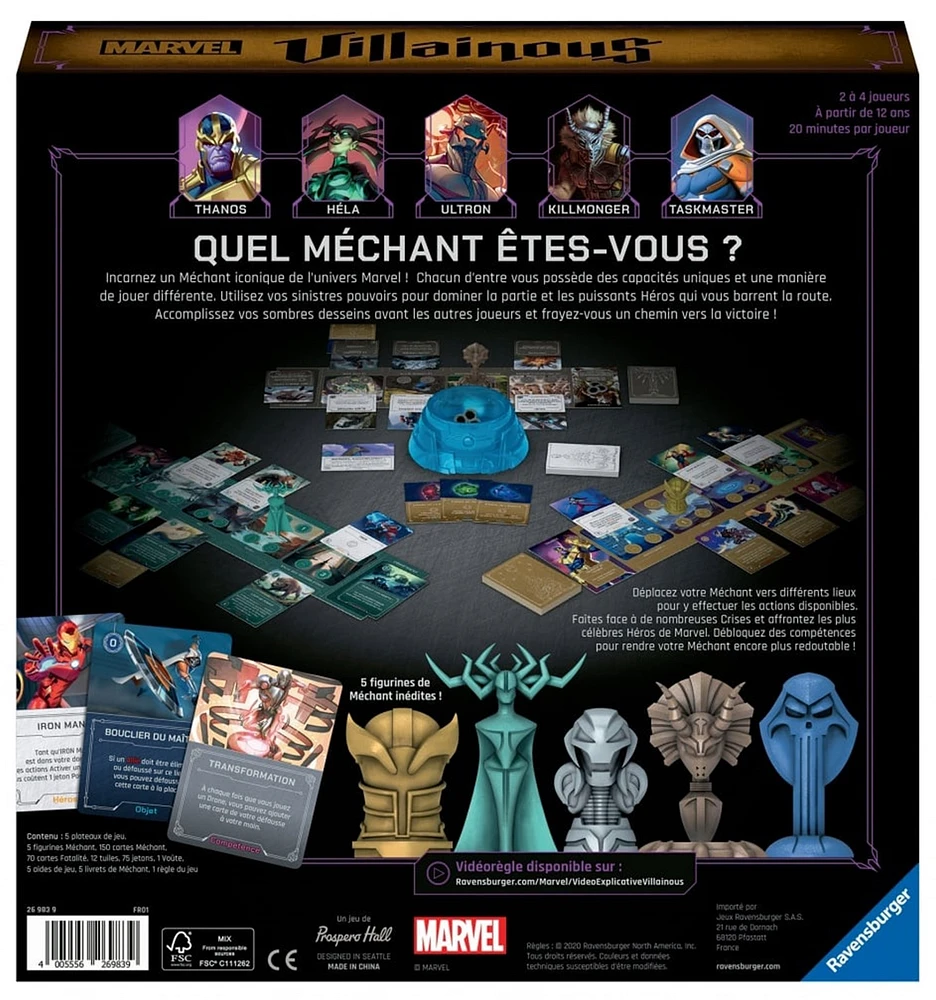 Marvel Villainous French Edition 