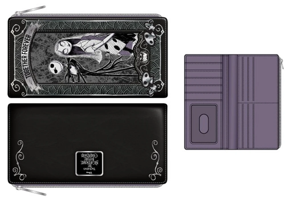The Nightmare Before Christmas - Jack & Sally Long Portefeuille