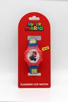 Super Mario Flashing LCD Kids Watch 
