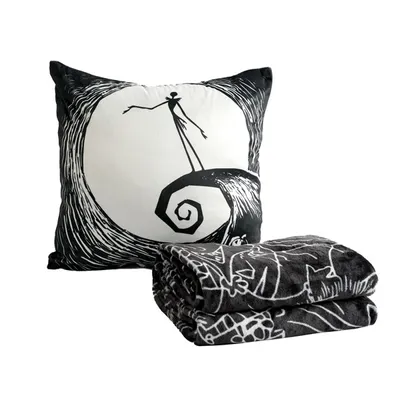 The Nightmare Before Christmas Décor Cushion and Throw Set 