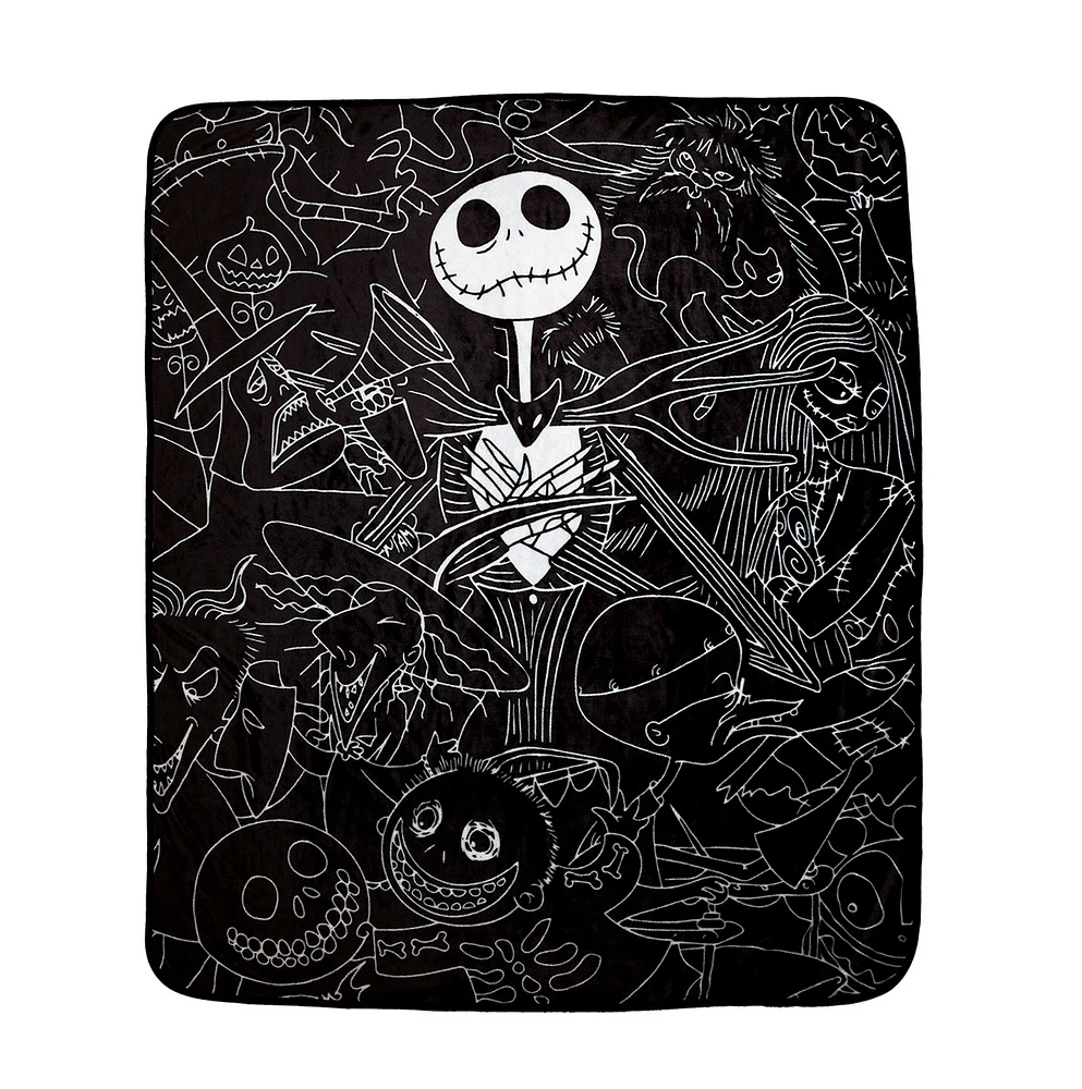 The Nightmare Before Christmas Décor Cushion and Throw Set 