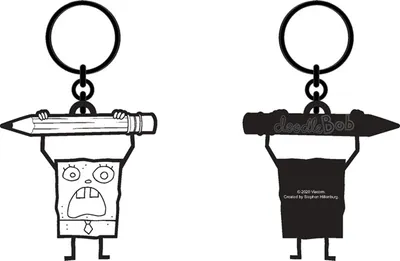 SpongeBob Doodle Keychain 