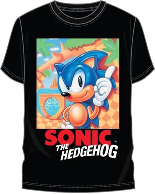 Sonic The Hedgehog: Mega Drive Black T-Shirt