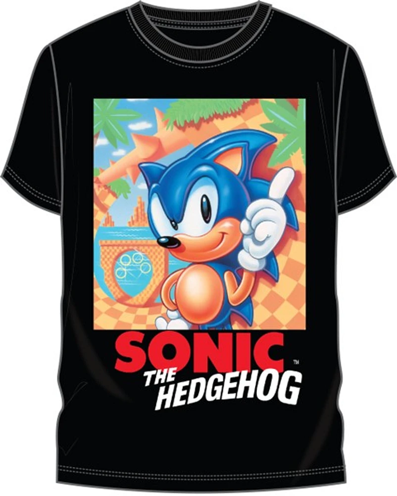 Sonic The Hedgehog: Mega Drive Black T-Shirt