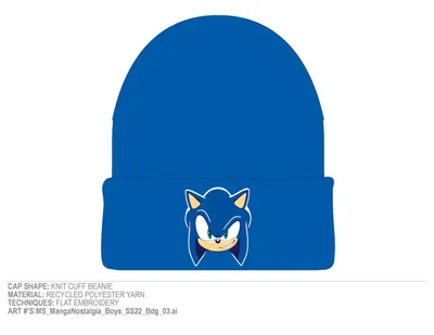 Sonic Blue Beanie 