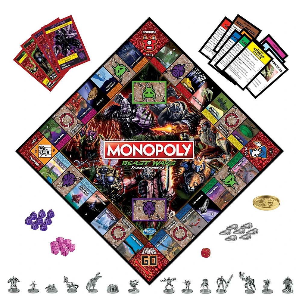 Monopoly : édition Transformers Beast Wars 
