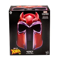 Marvel Legends Series, casque de cosplay premium de Magneto 