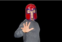 Marvel Legends Series, casque de cosplay premium de Magneto 