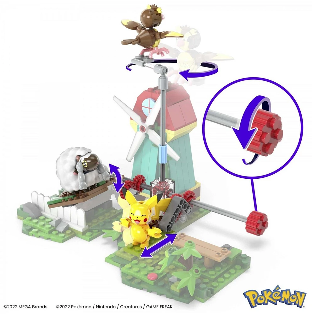 MEGA Pokémon Countryside Windmill Building Set (240 Pieces) 