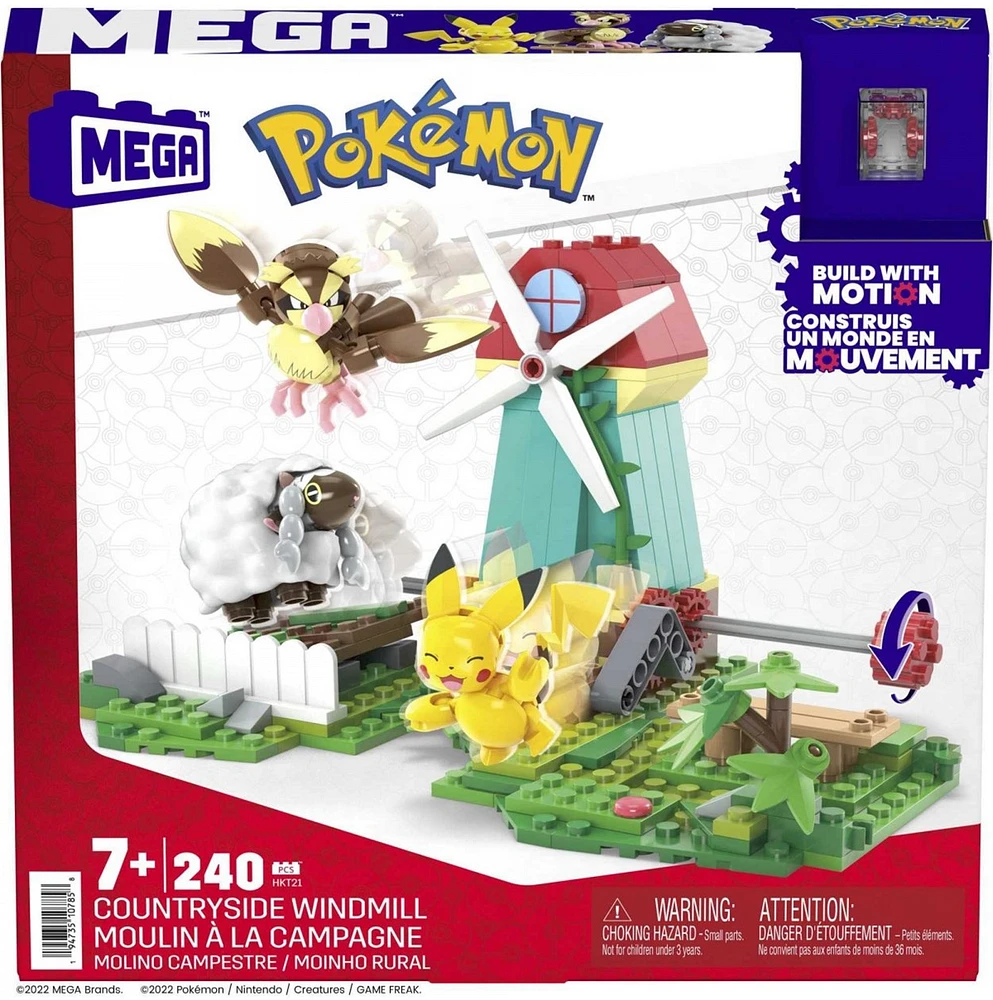 MEGA Pokémon Countryside Windmill Building Set (240 Pieces) 