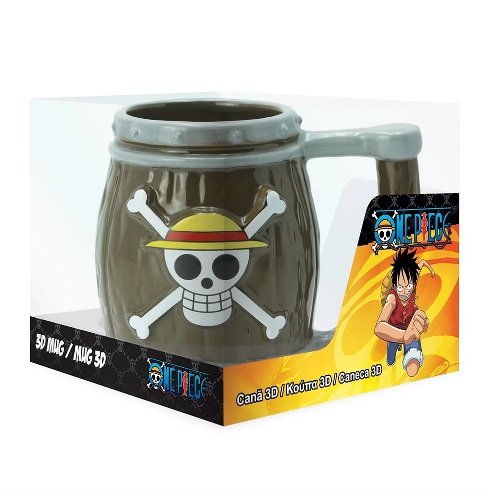 One Piece 3D Barrel Mug 