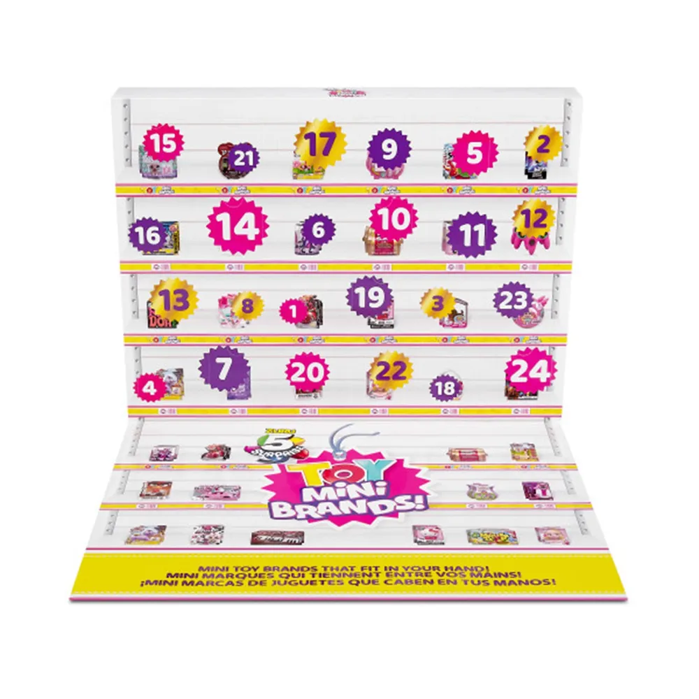 Mini Brands Disney Minis by ZURU Limited Edition Advent Calendar with 4  Exclusive Minis, Mystery Collectibles Toys Comes with 24 Minis