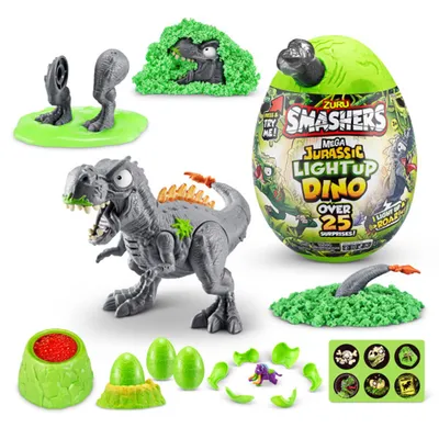Zuru Smashers: Mega Jurassic Light Up Dino Egg 