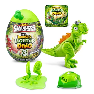 Zuru Smashers: Mini Jurassic Light Up Dino Egg 