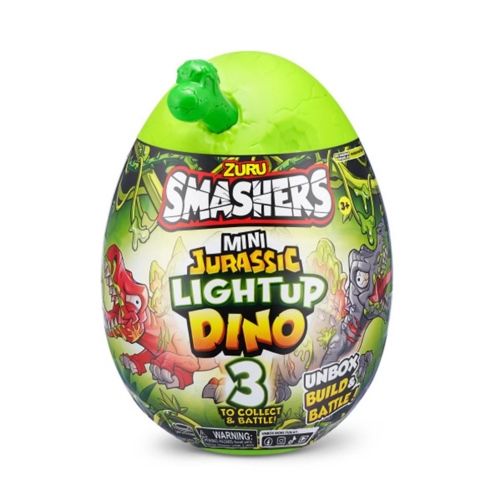 Zuru Smashers: Mini Jurassic Light Up Dino Egg 