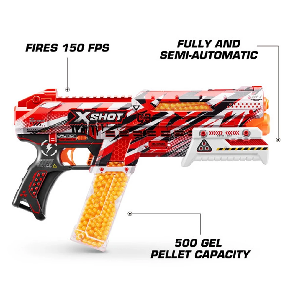 Zuru X-Shot: Hyper Gel Clutch Blaster, 5000 Gel Pellets 