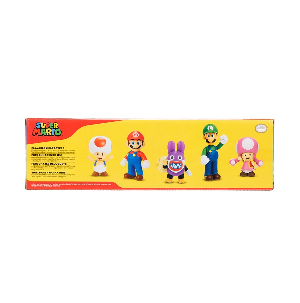 Nintendo 2.5 Inch Playable Figures 5 Pack 