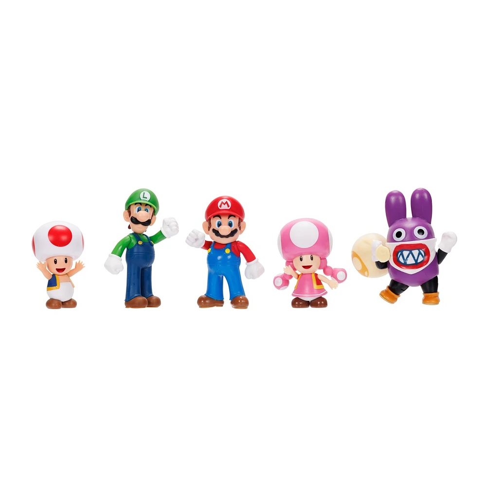 Nintendo 2.5 Inch Playable Figures 5 Pack 