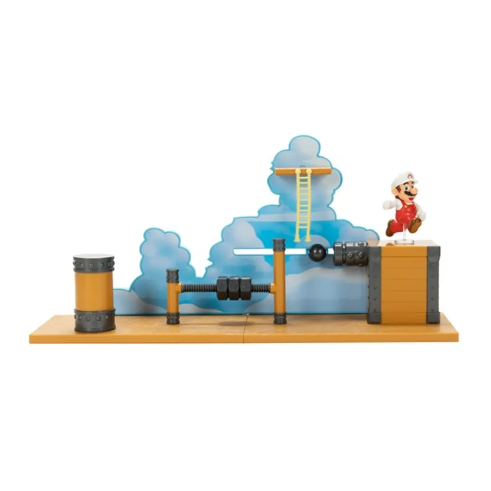 World of Nintendo Super Mario Airship Deck Playset 