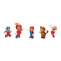 Nintendo Super Mario 2.5 Inch Figures 5 Pack 